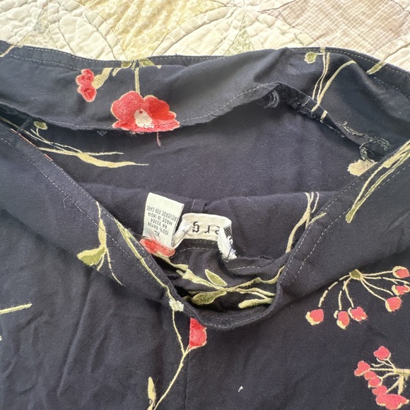 Energie Y2K Womens Midi Skirt Sz XL Floral Fairy Grunge Whimsigoth Fairycore 90s - Picture 14 of 16